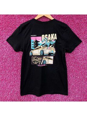 Pleasant Getaway Osaka Boys "Car Culture Is Alive!" Graphic Women's T-Shirt Larg